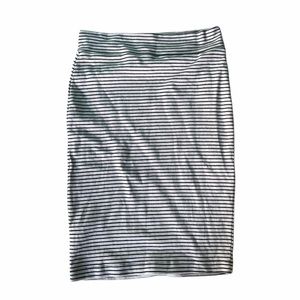 Pencil Stripe Skirt